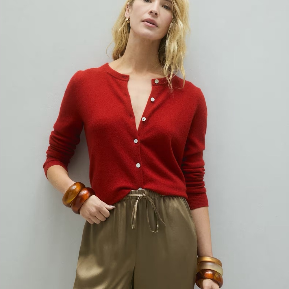 Quince Mongolian Cashmere Cardigan Sweater